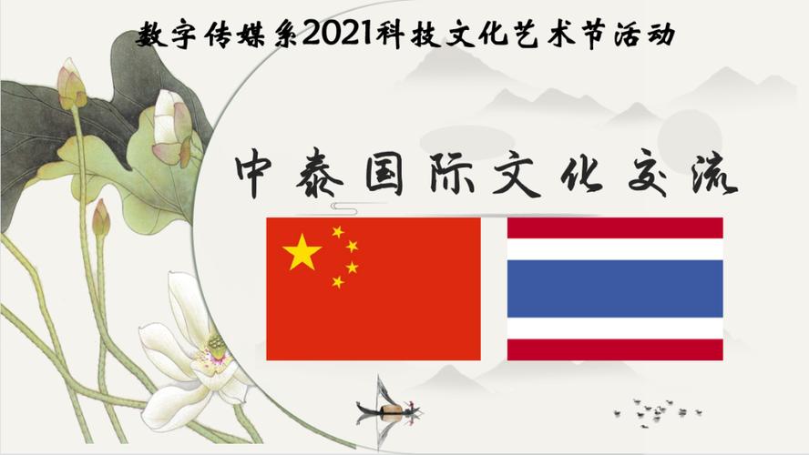数字传媒系科技文化艺术节系列活动之一中泰国际文化交流会